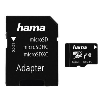 microSDXC 128GB Class 10 UHS-I 80MB/s + Adapter/Photo